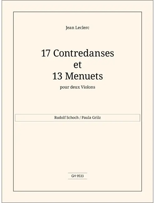 17 Contredanses